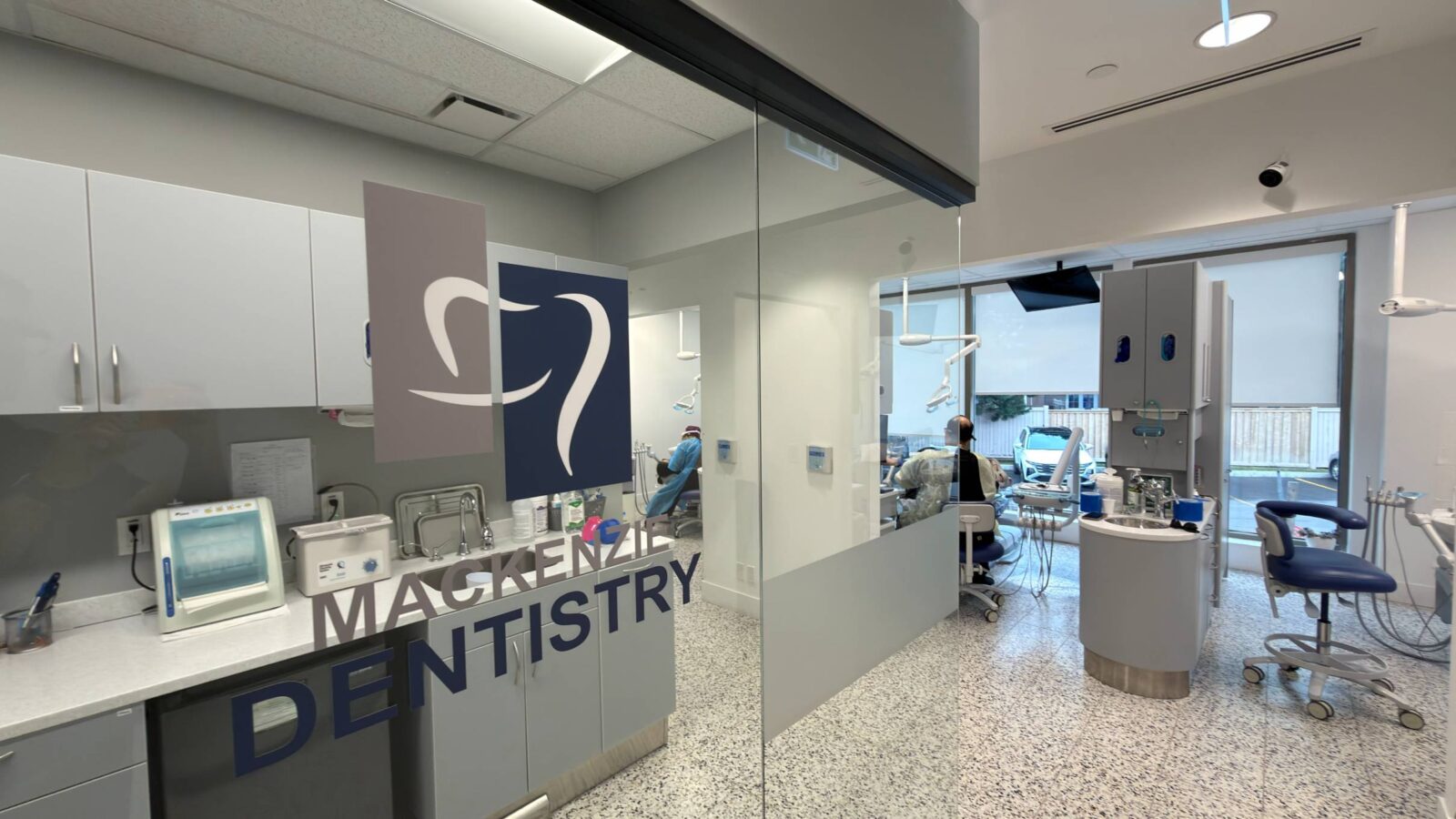 Interior clinical spaces at Mackenzie Smiles Dentistry in Richmond Hill